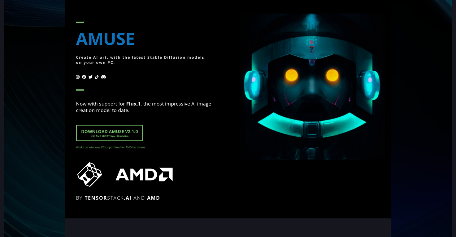 Amuse AI screenshot