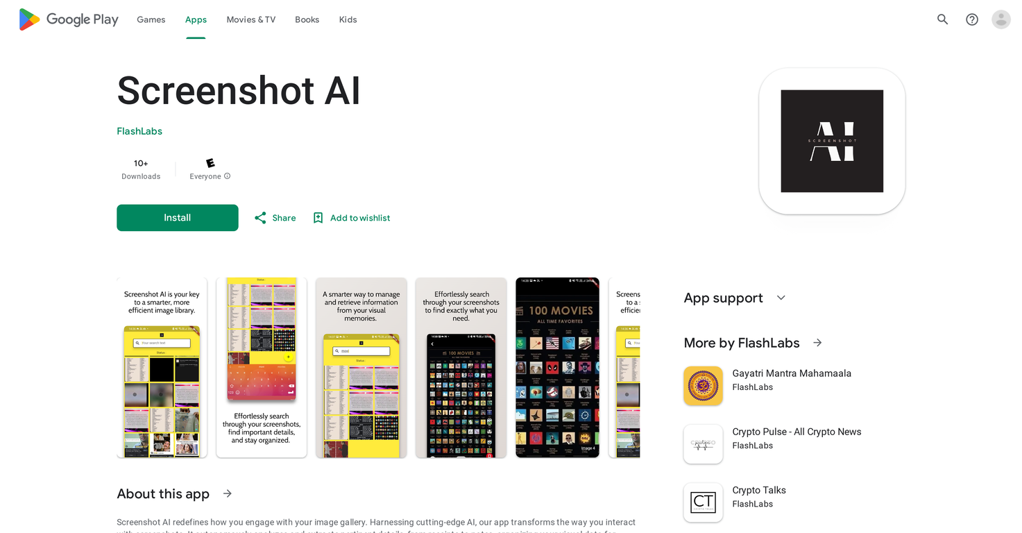 Screenshot AI screenshot