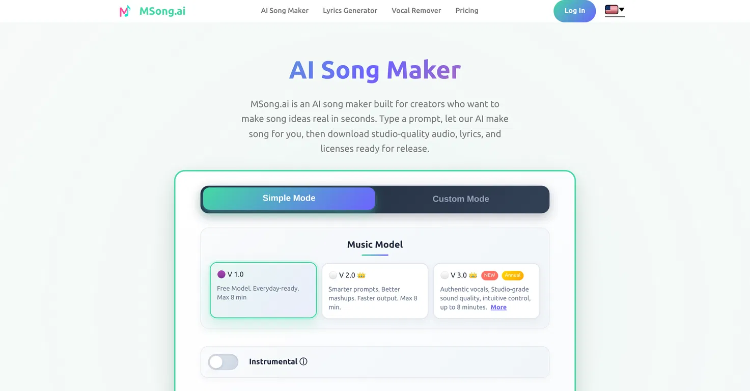 MSong.ai screenshot
