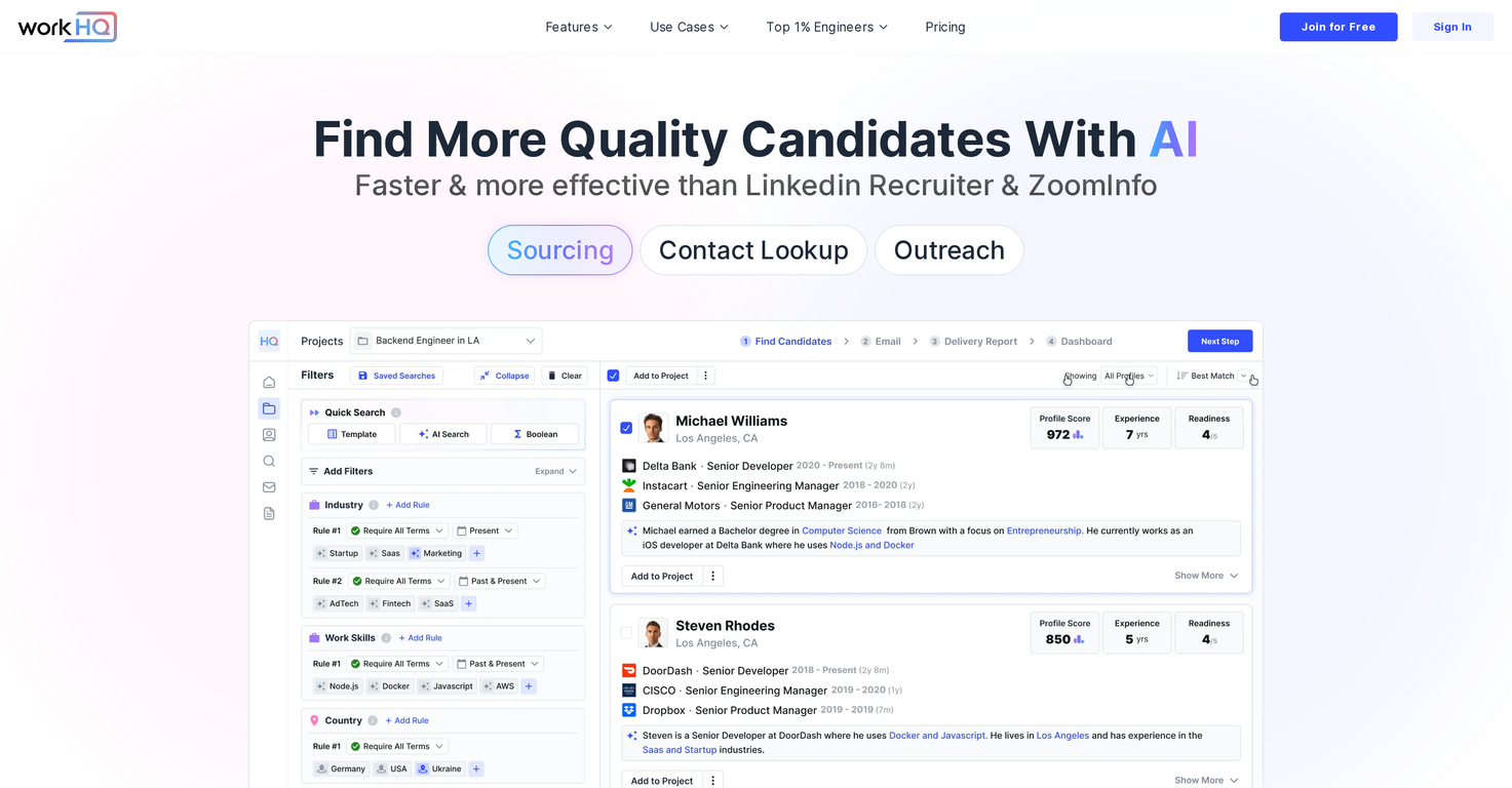 WorkHQ screenshot