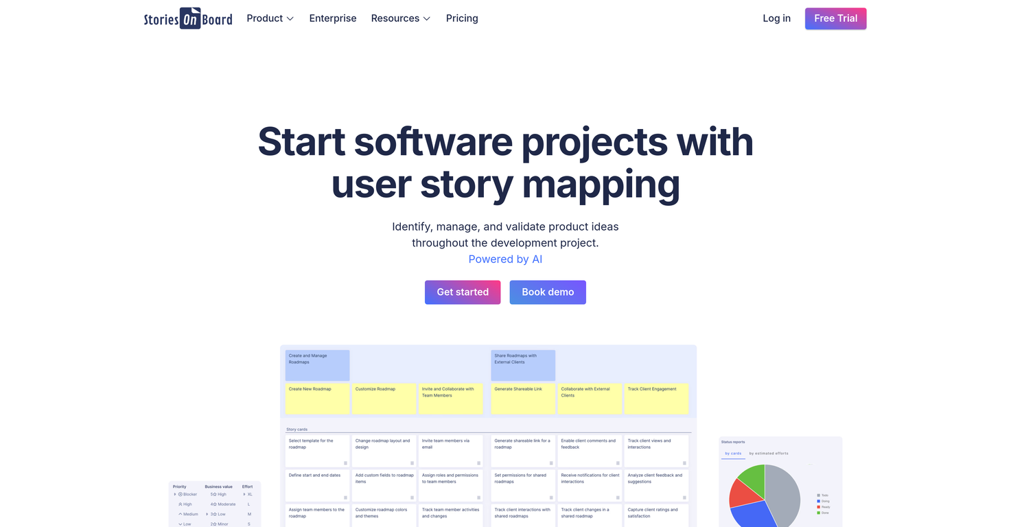 StoriesOnBoard screenshot