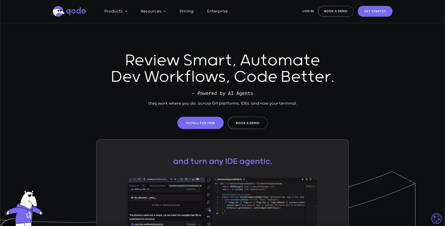 Qodo (Formerly Codium) screenshot