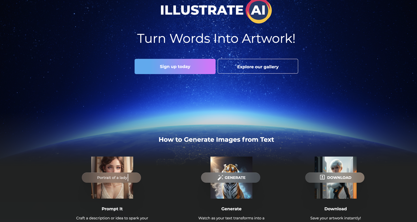 IllustrateAI screenshot