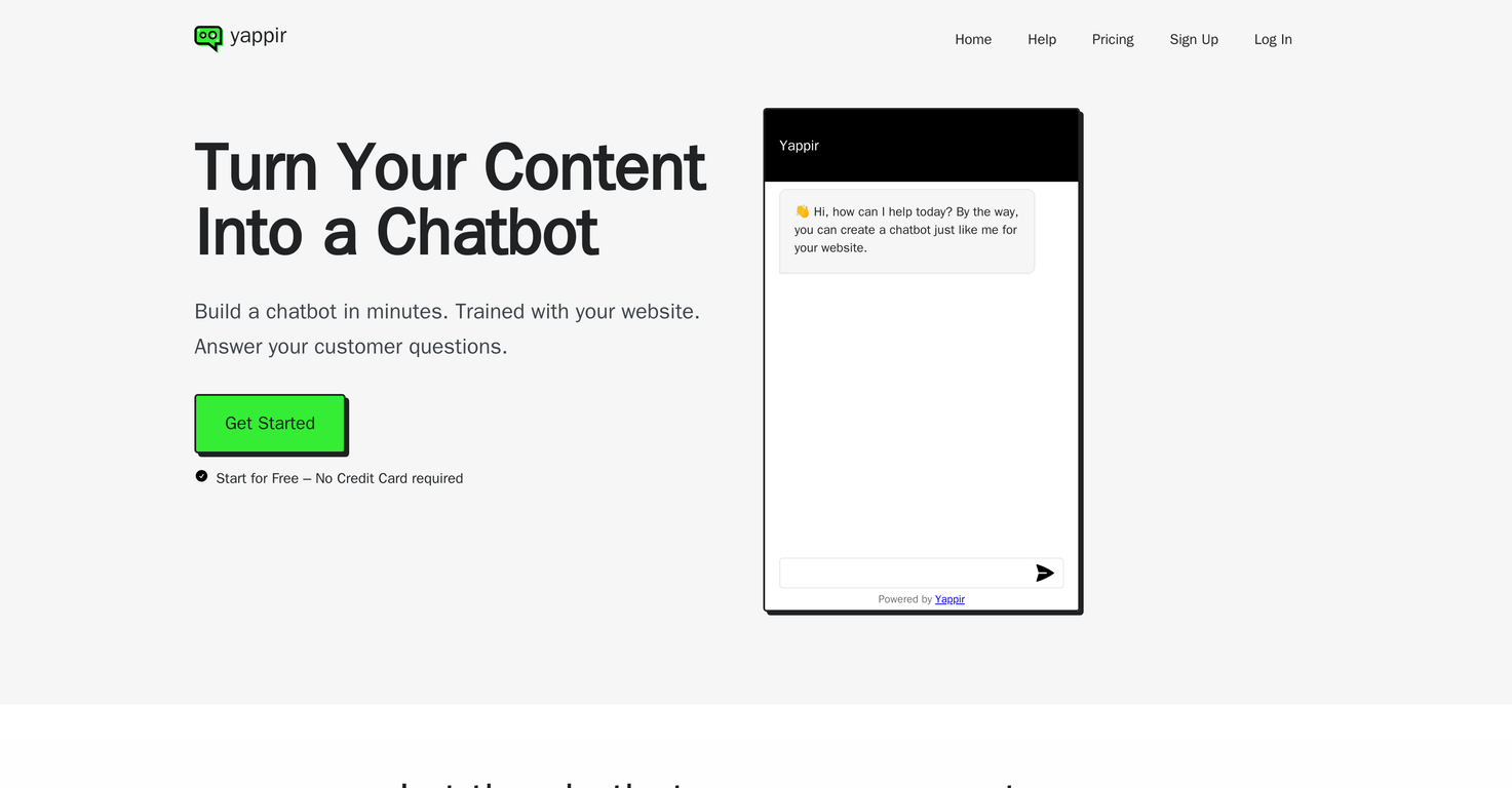Yappir screenshot