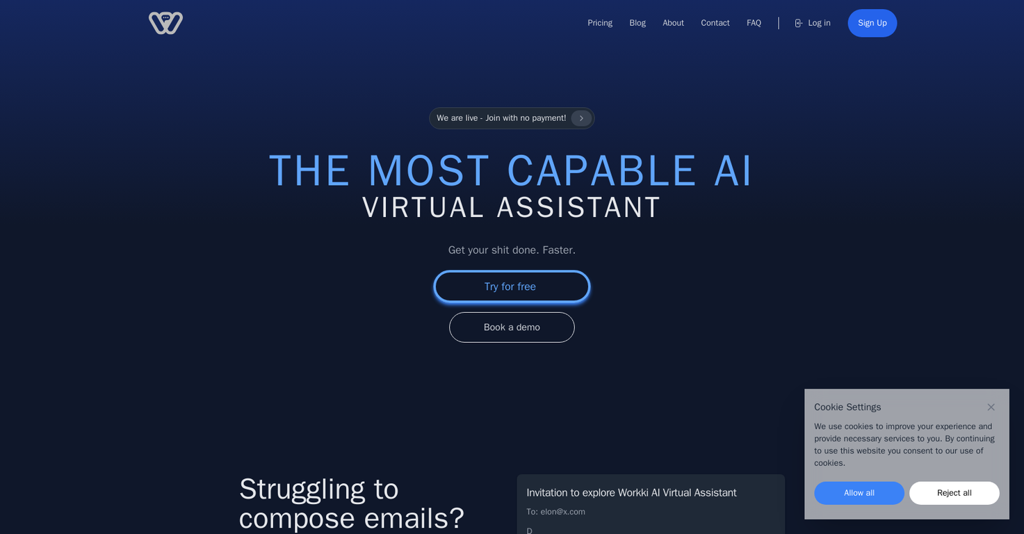 Workki screenshot