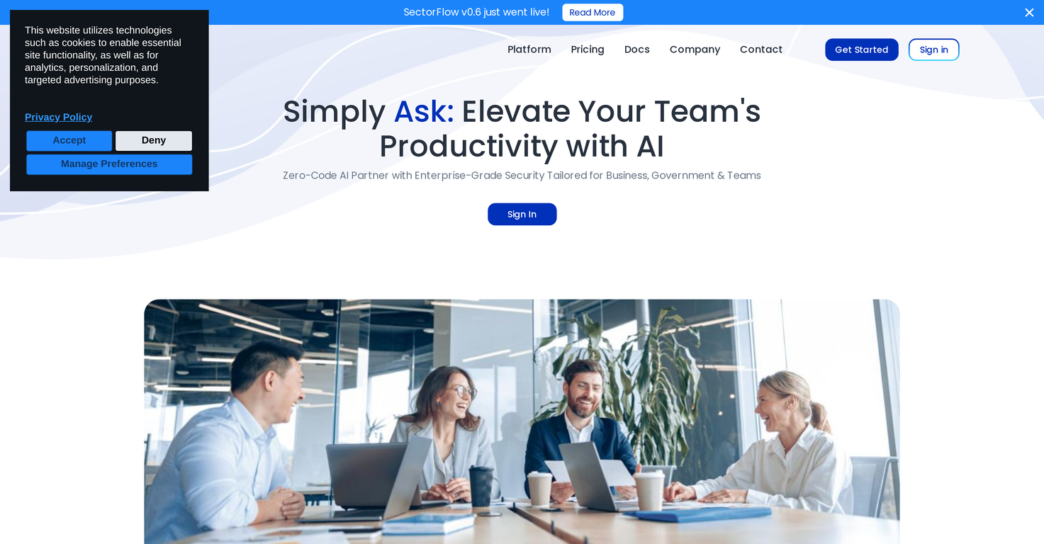 SectorFlow screenshot