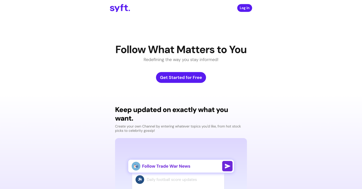 Syft screenshot