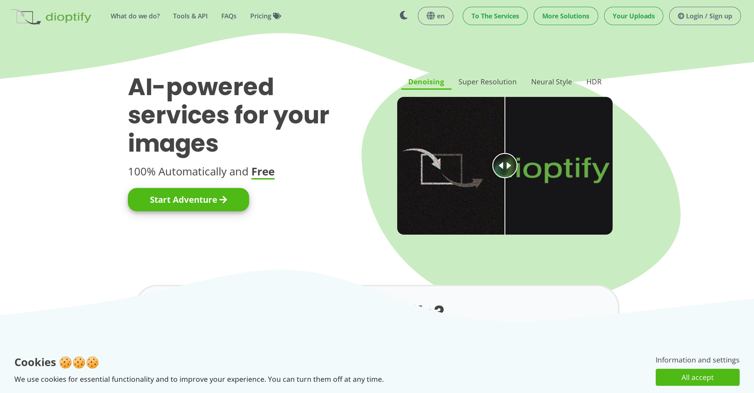 Dioptify screenshot