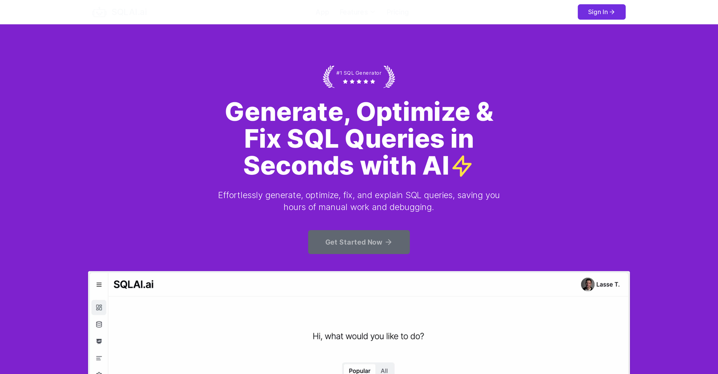 SQLAI.ai screenshot