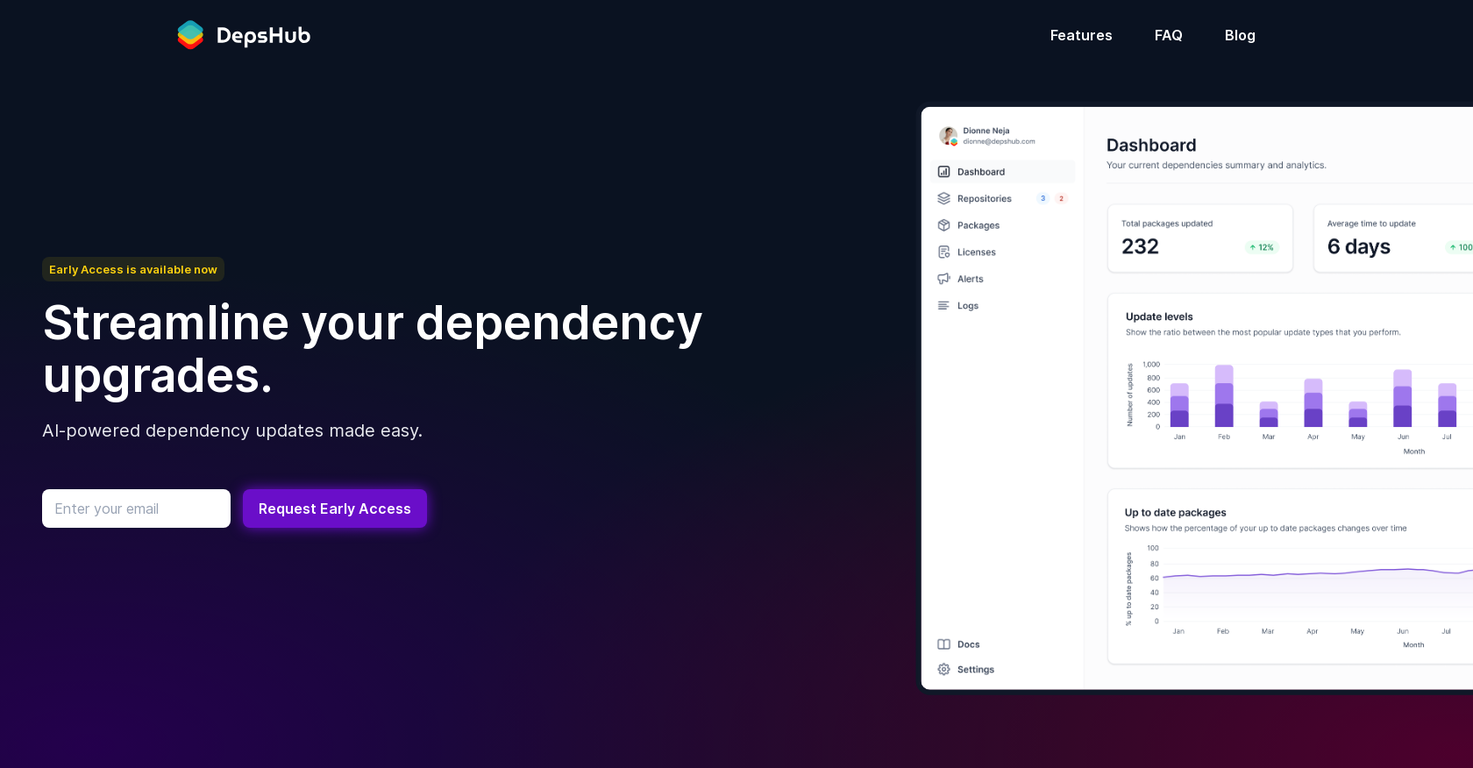 Depshub screenshot