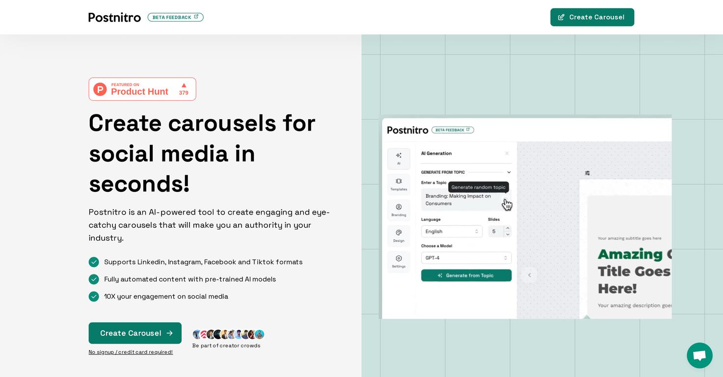 PostNitro screenshot