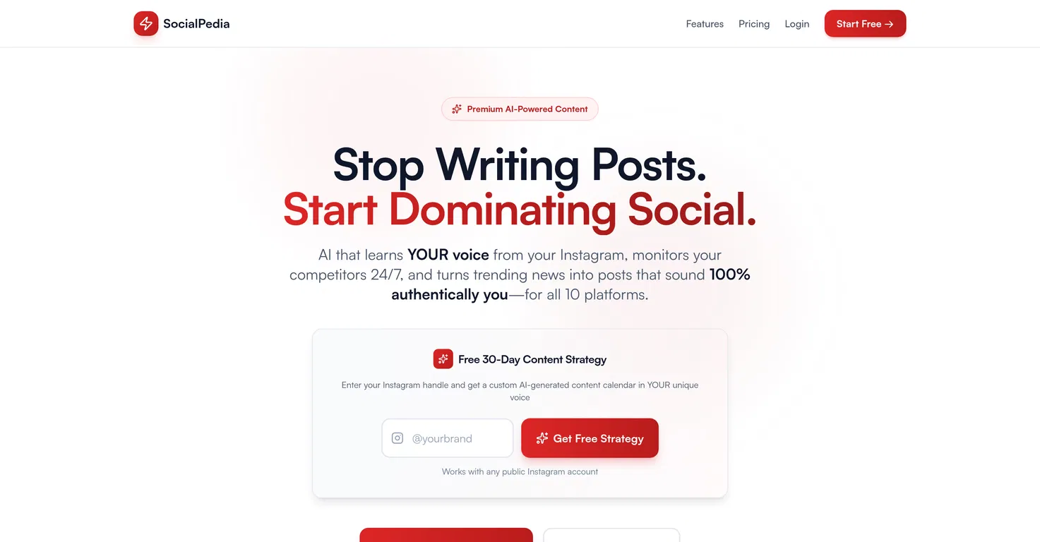 SocialPedia screenshot