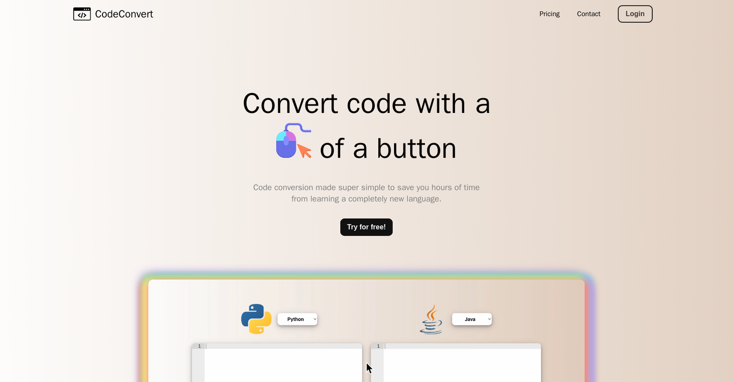 CodeConvert AI screenshot