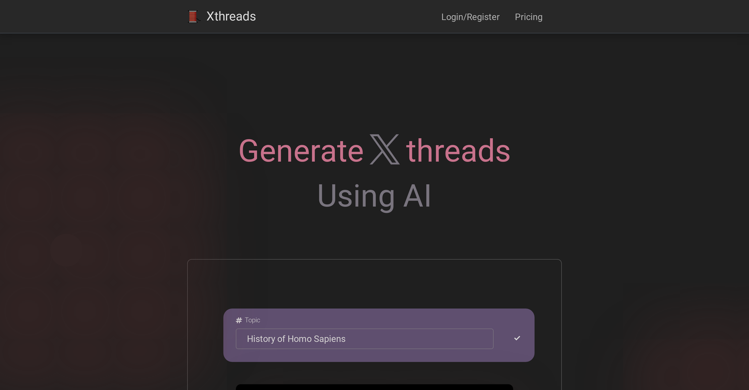 Xthreads screenshot