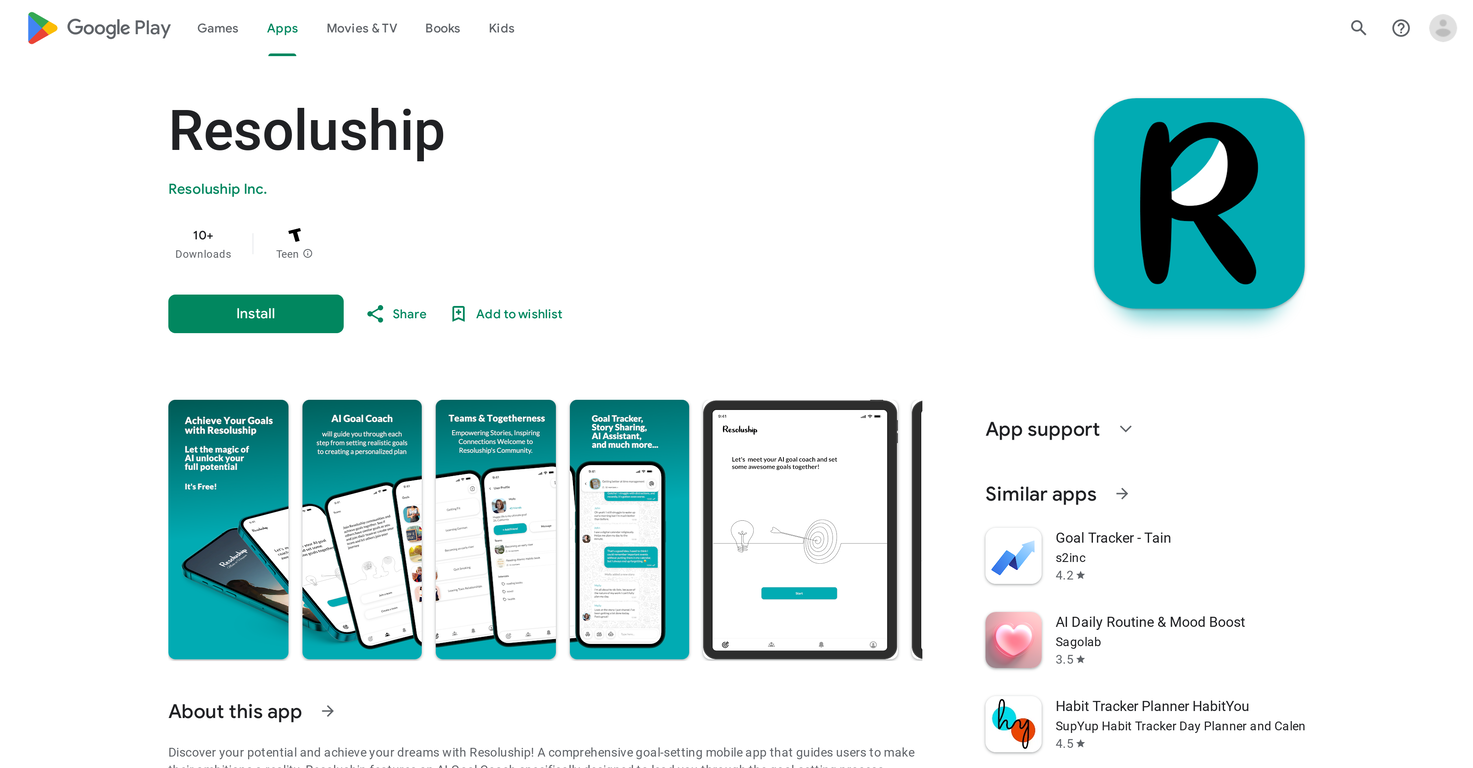 Resoluship screenshot