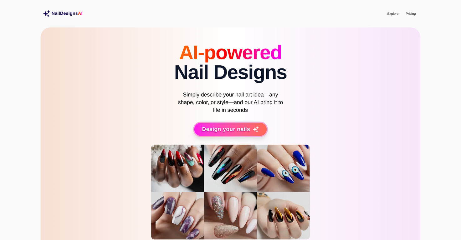 NailDesignsAI screenshot