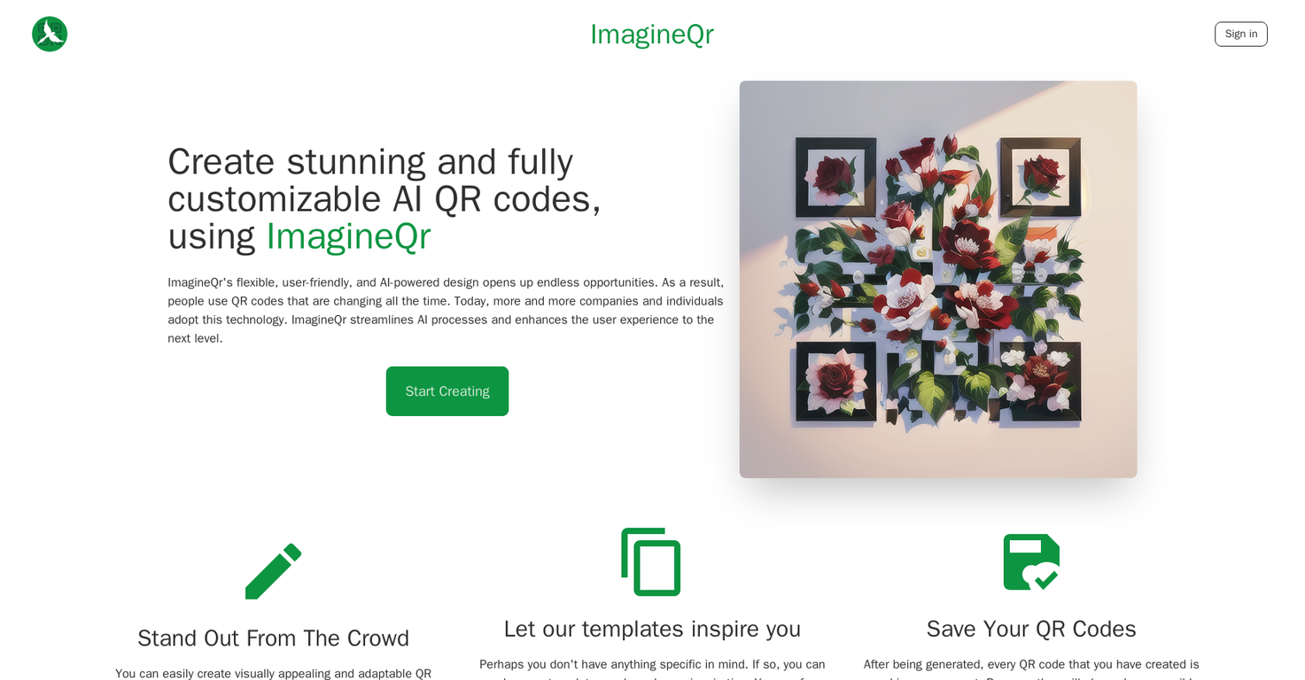 ImagineQR screenshot