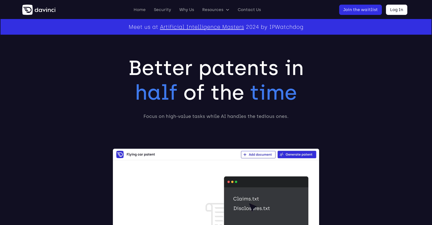 DavinciAI screenshot
