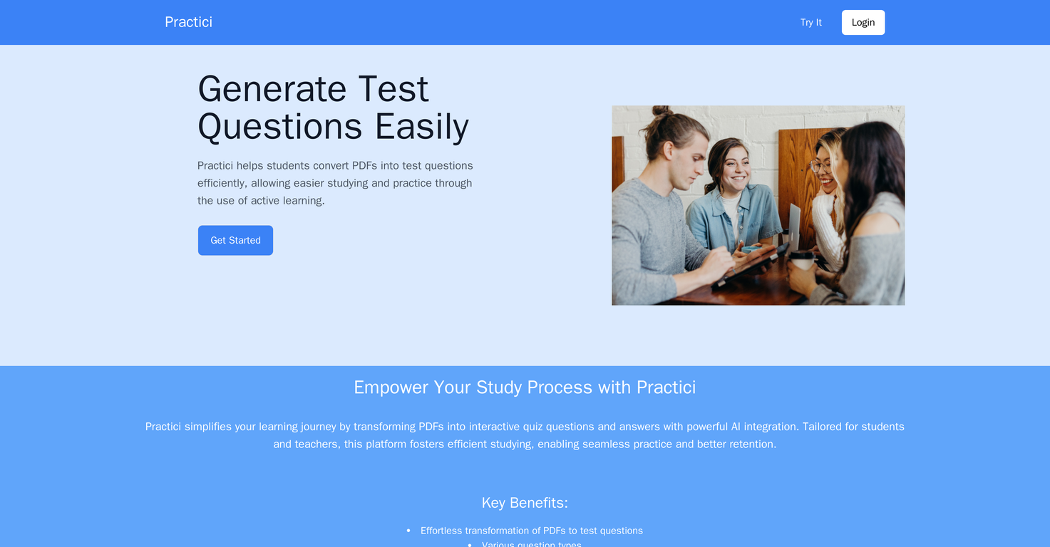 Practici screenshot