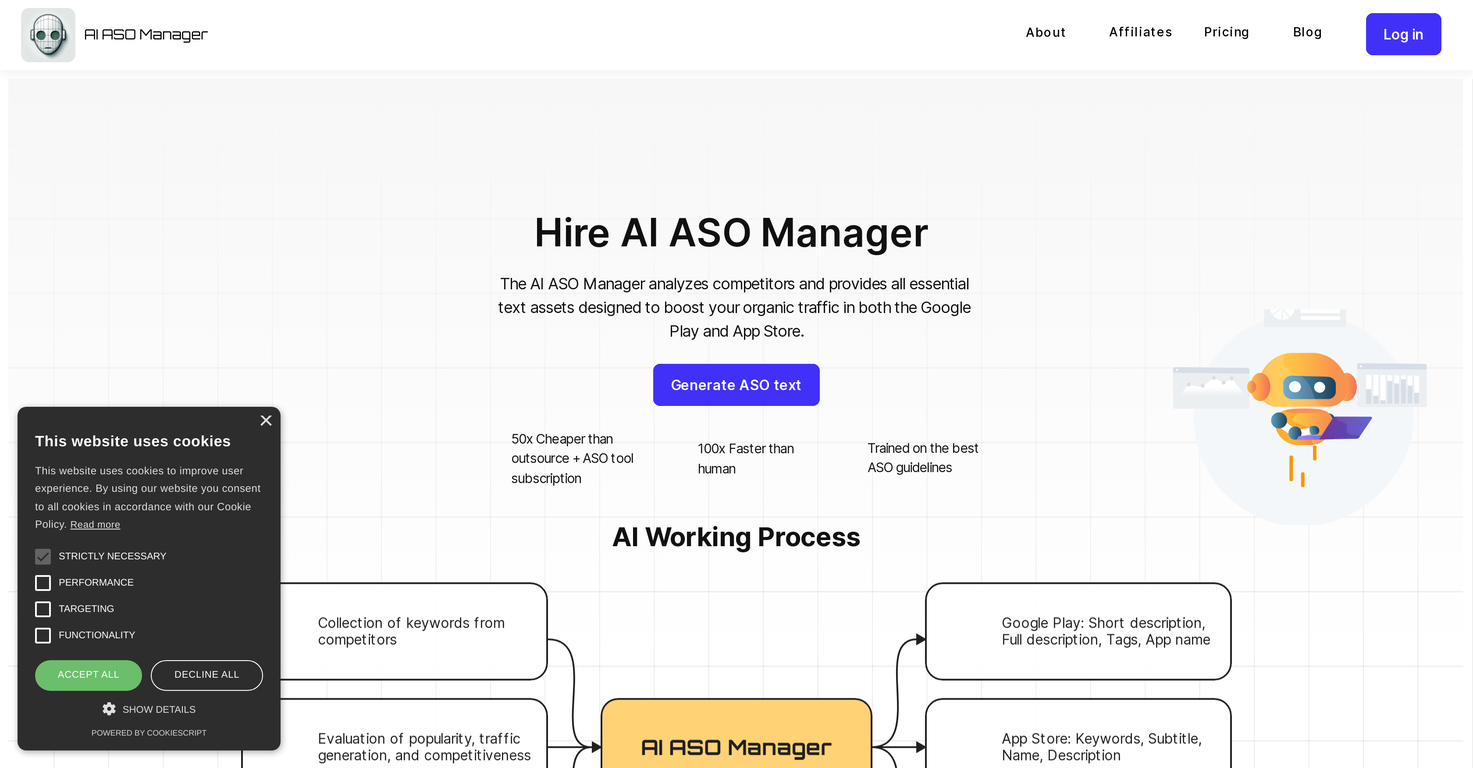 AI ASO Manager screenshot