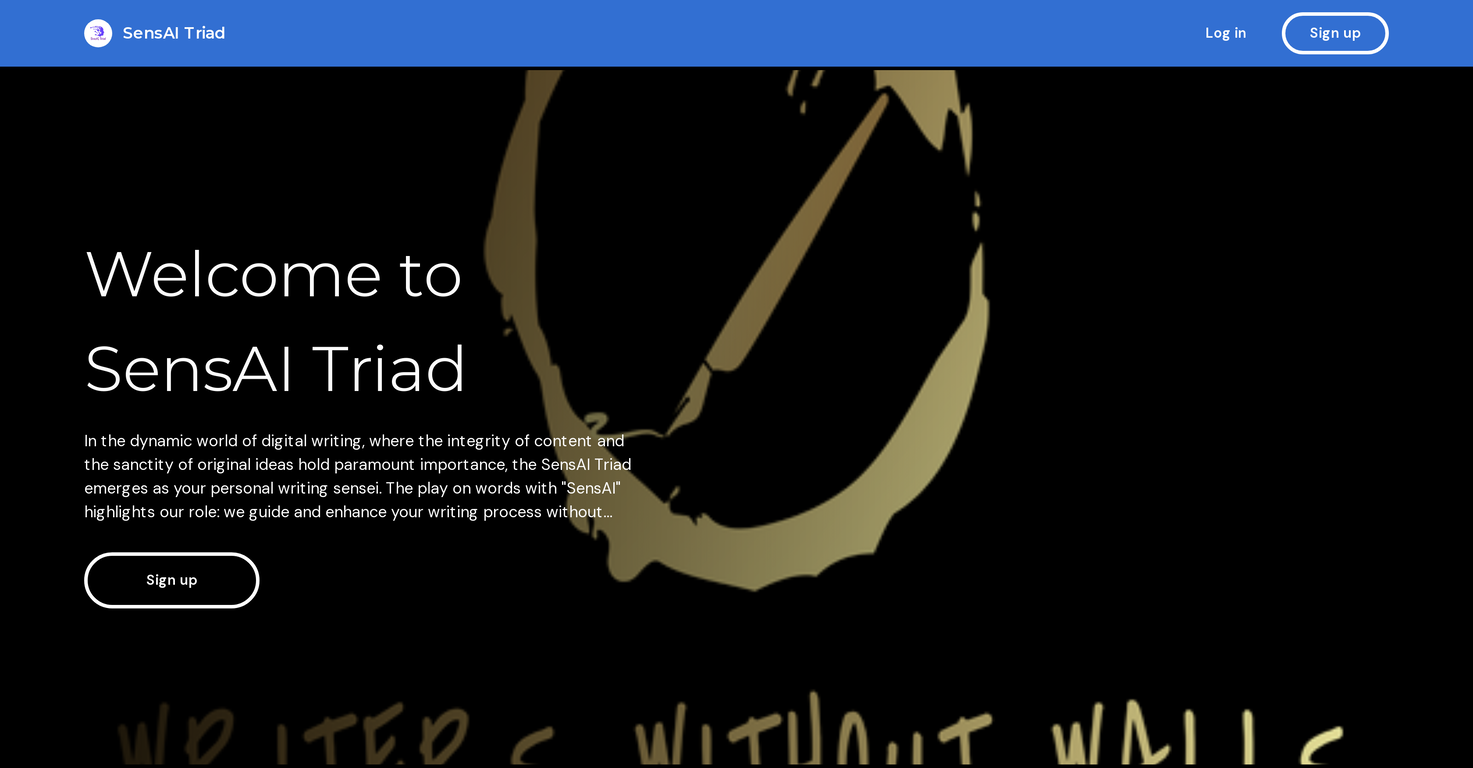 SensAI Triad screenshot