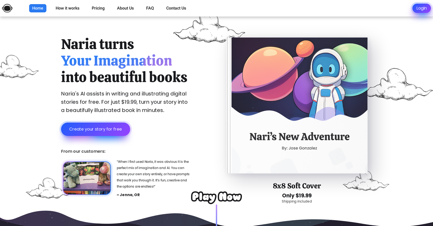 Naria screenshot