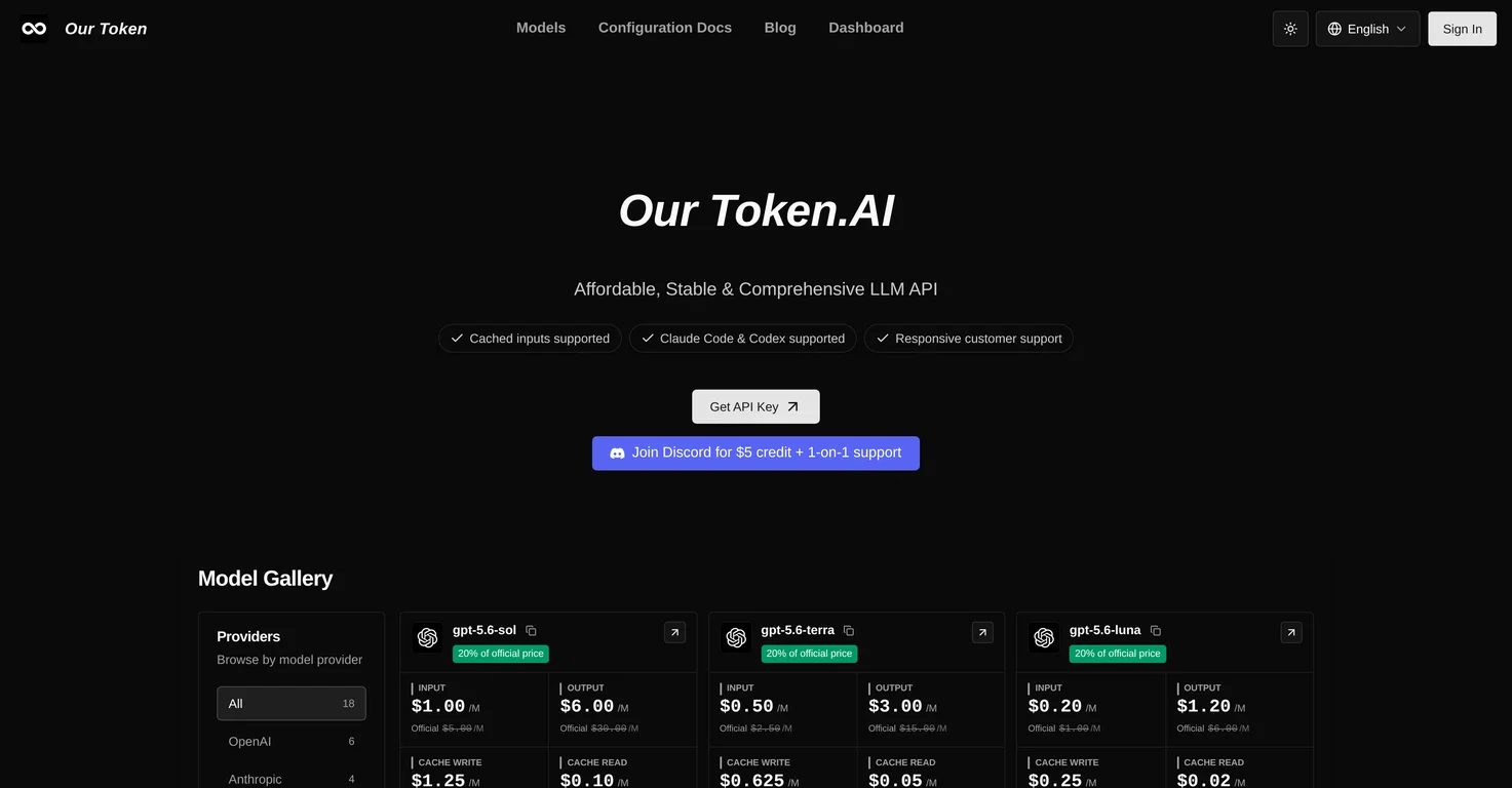 OurToken screenshot
