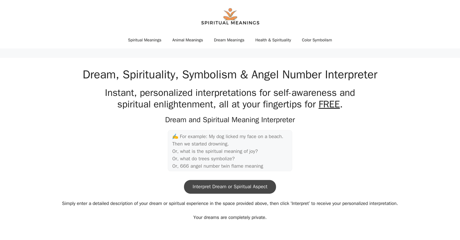 Spiritual Meanings screenshot