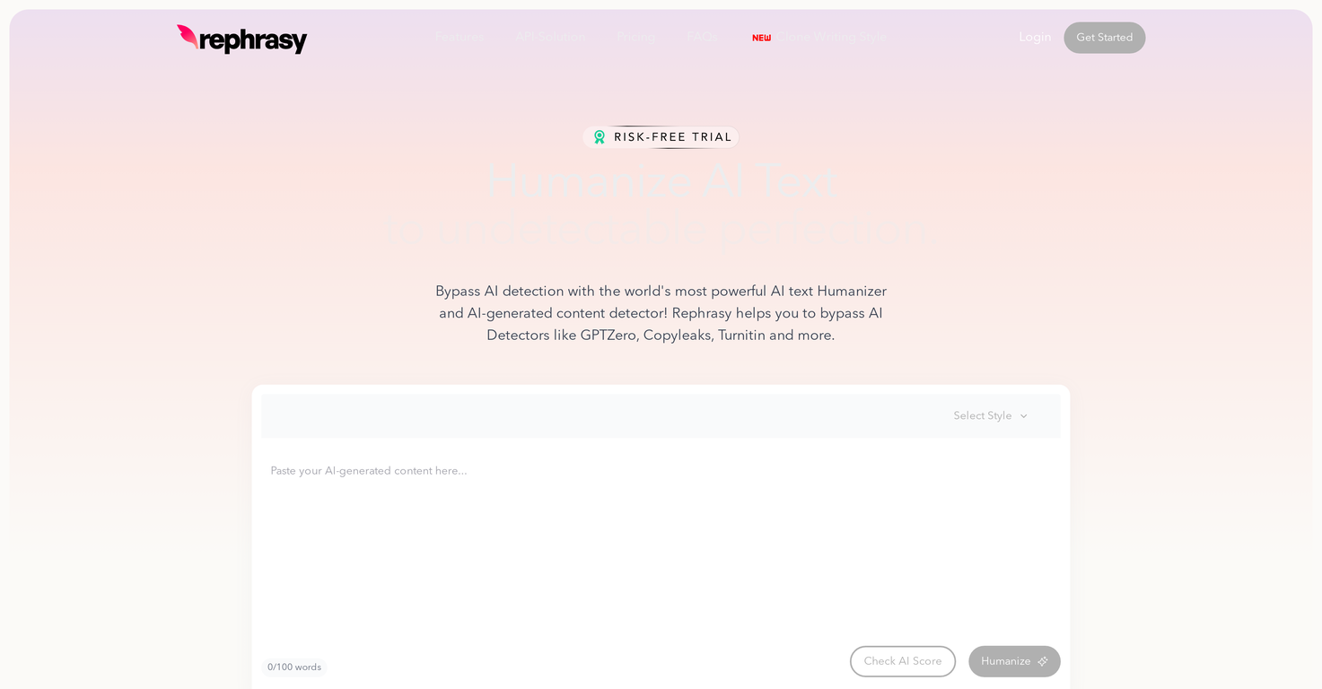 Rephrasy screenshot