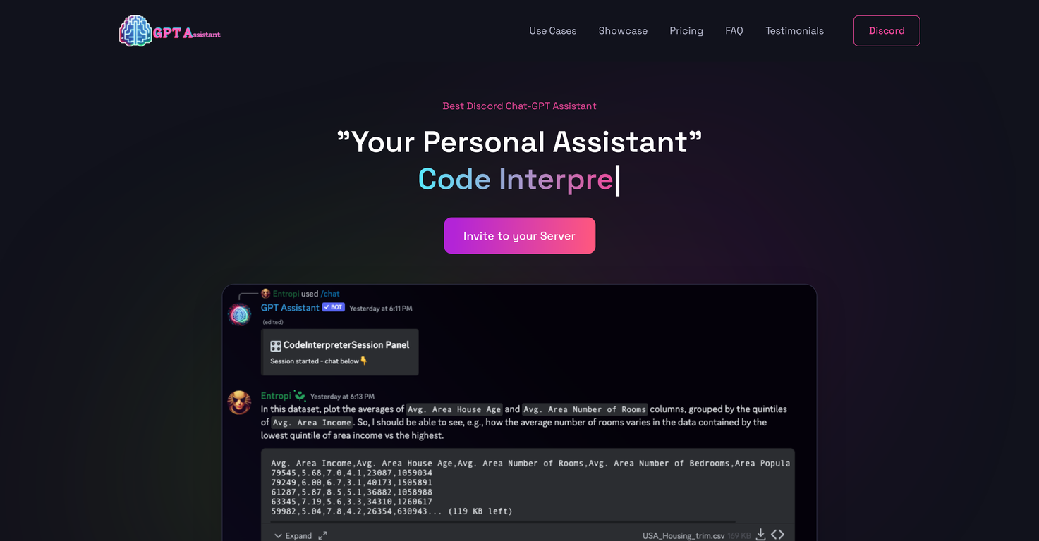GPTAssistant screenshot