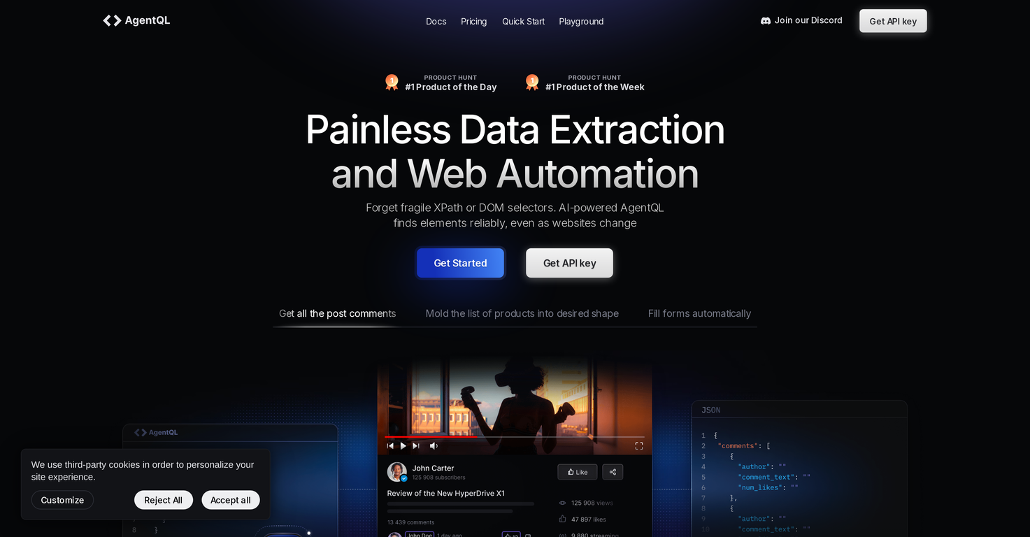 AgentQL screenshot