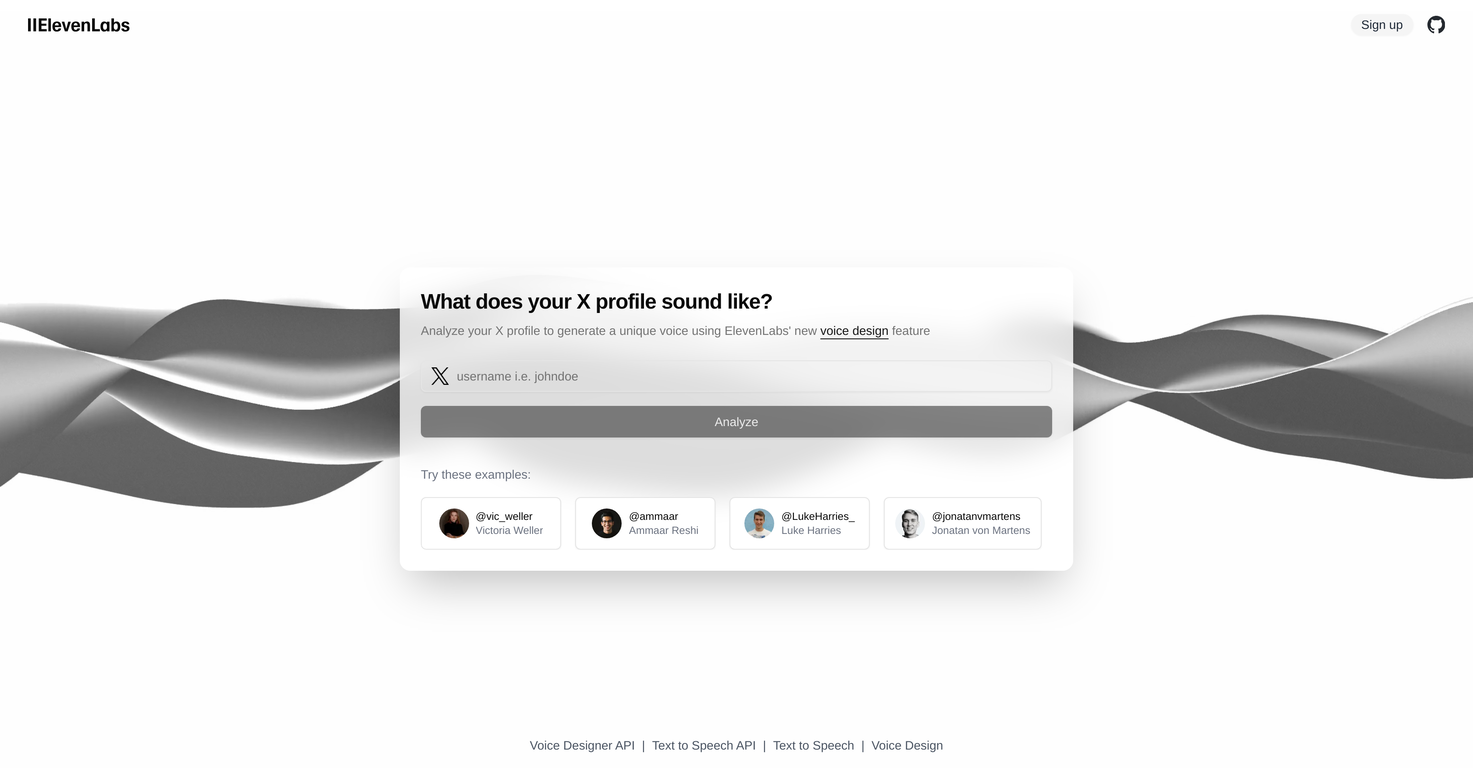 X to Voice | ElevenLabs screenshot