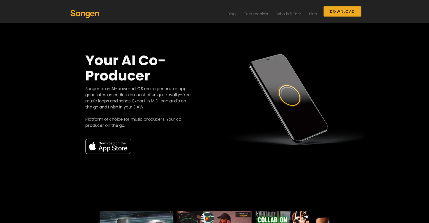 Songen screenshot