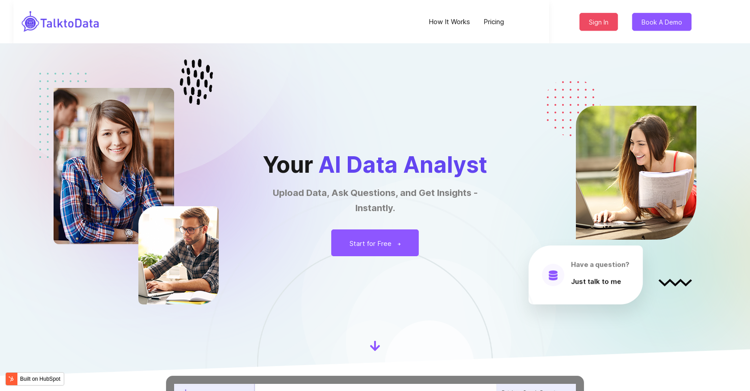 TalktoData screenshot
