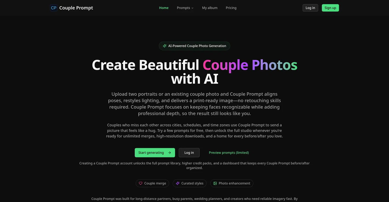Couple Prompt screenshot