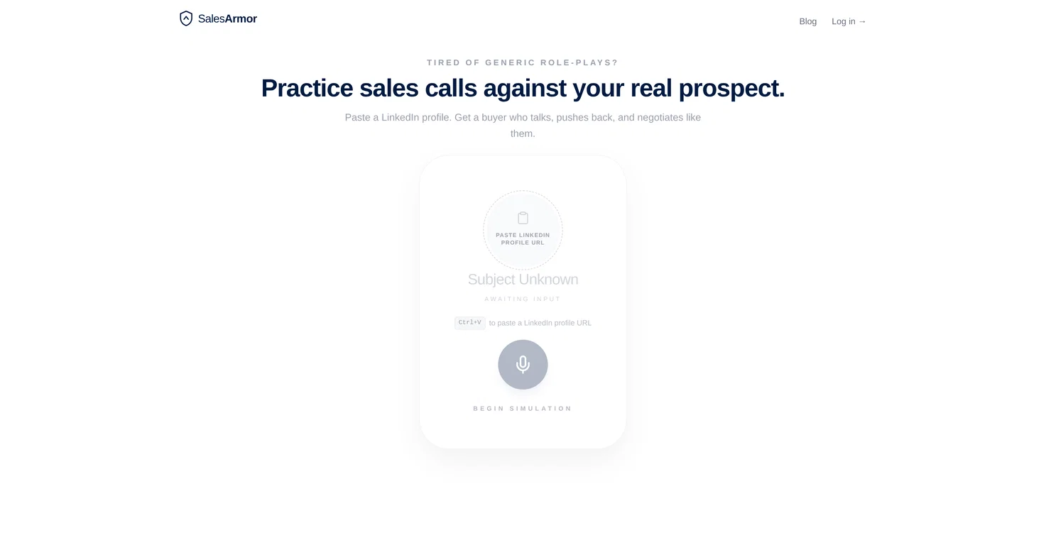 SalesArmor screenshot