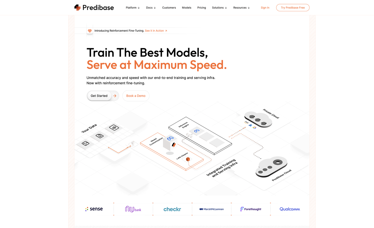 Predibase screenshot