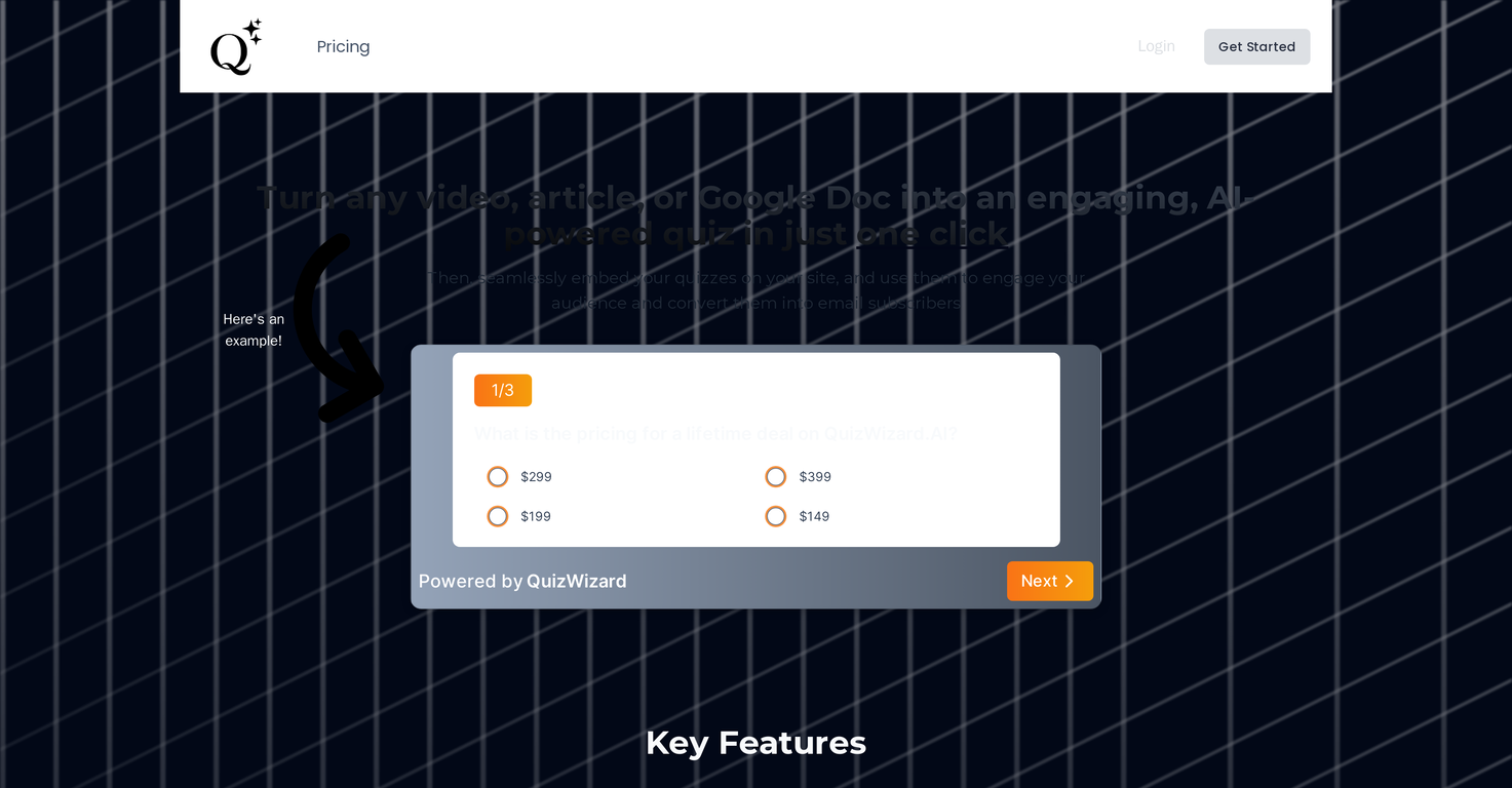 QuizWizard screenshot
