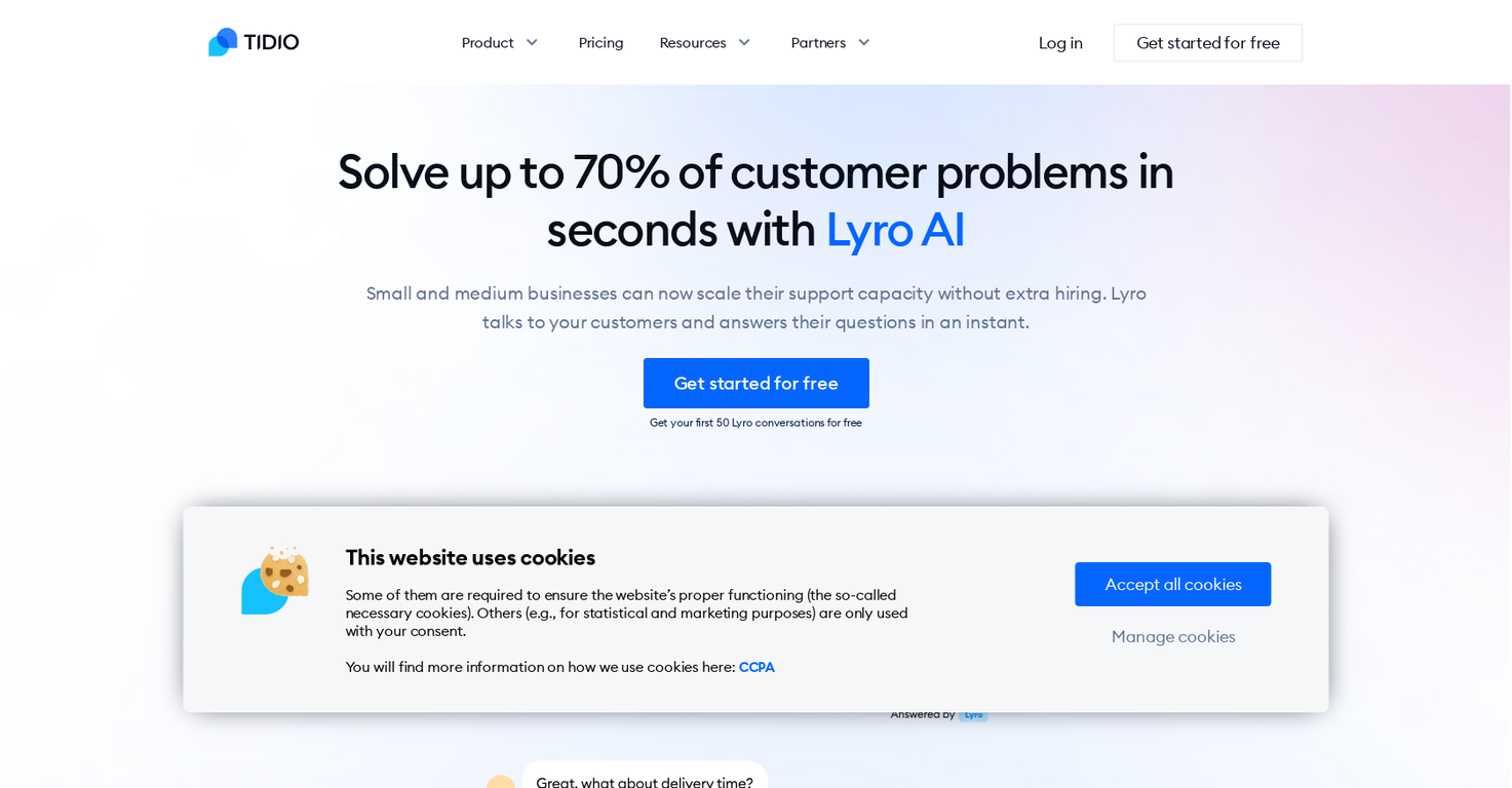 Lyro screenshot