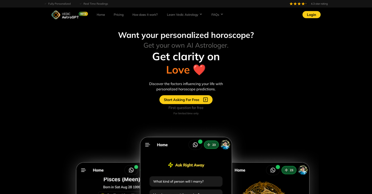 Vedic AstroGPT screenshot