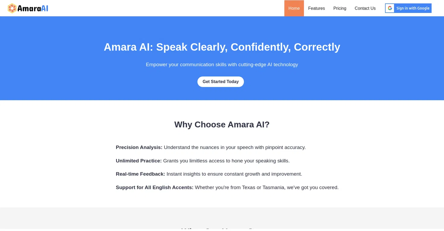 Amara screenshot