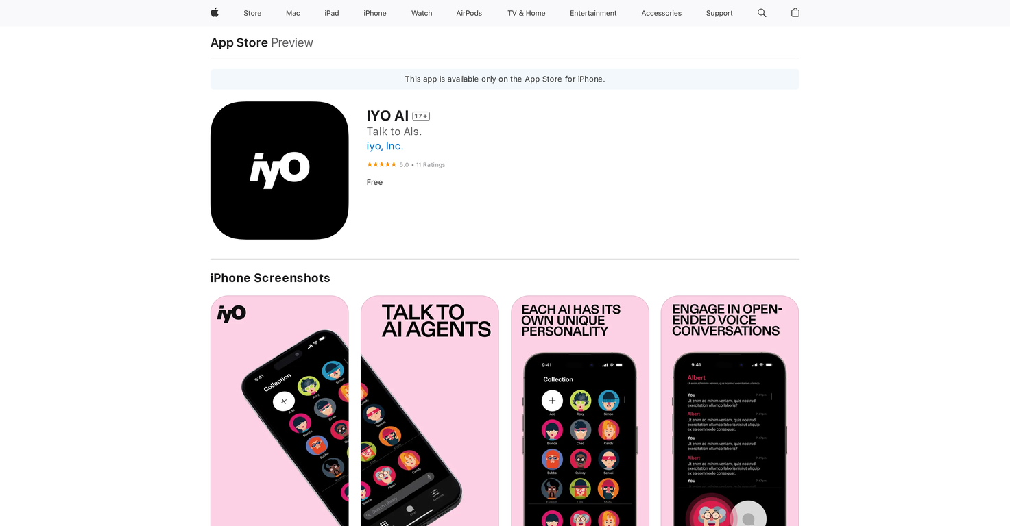 IYO AI screenshot