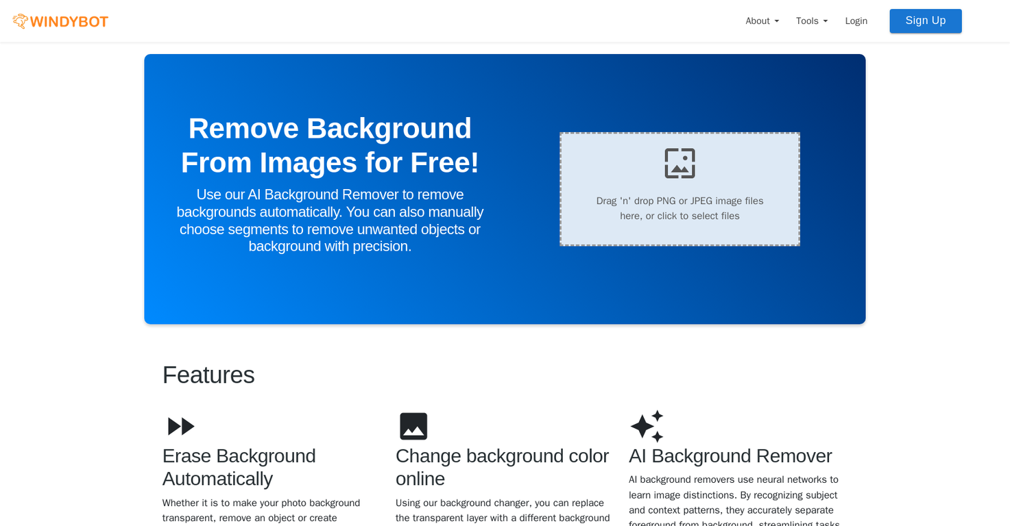 Windybot screenshot