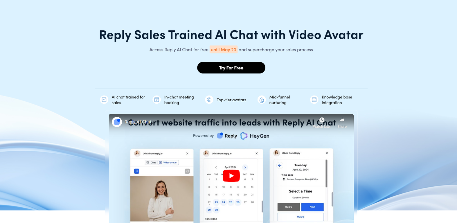 Sales AI Chatbot by Reply.io screenshot