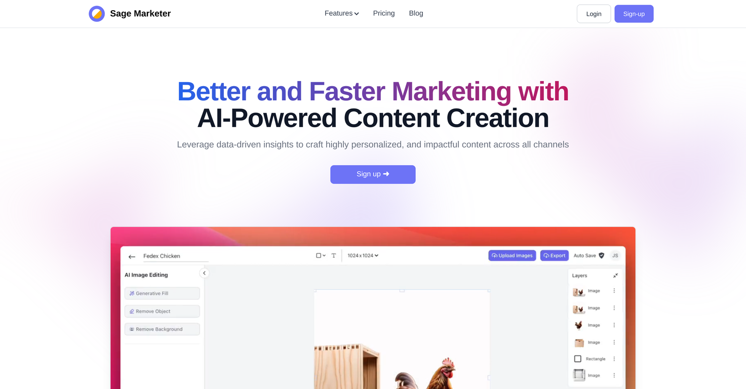 Sage Marketer screenshot