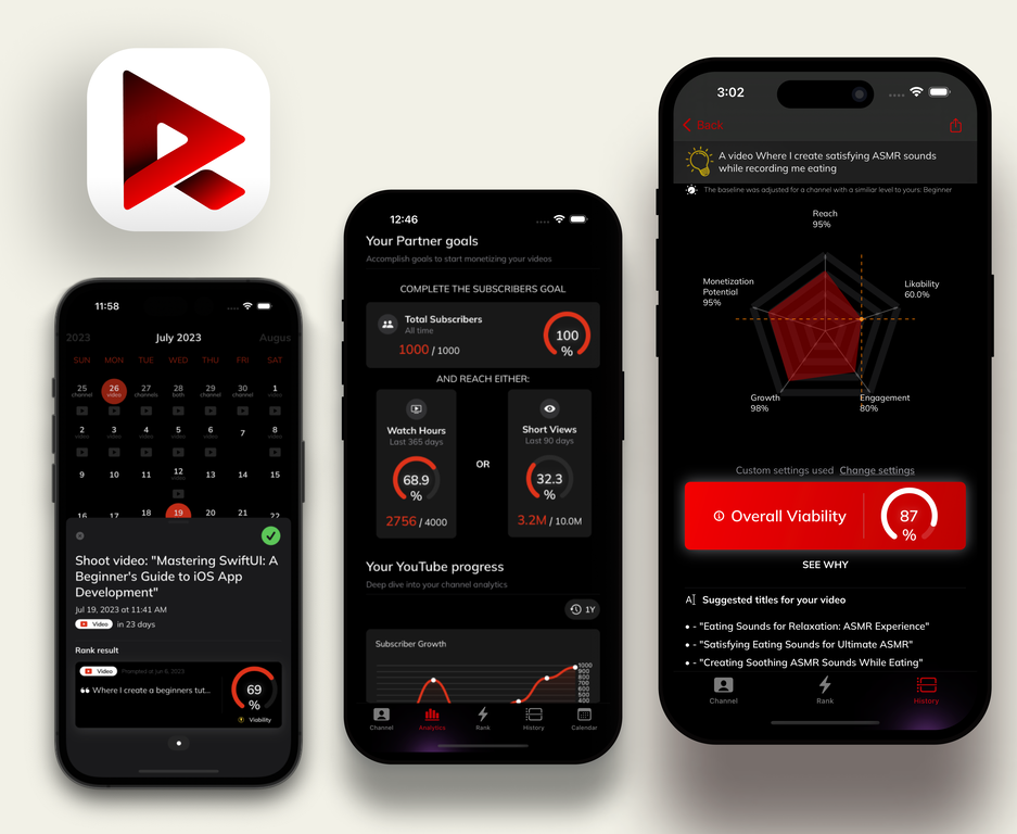 RankU - for YouTube Creators screenshot