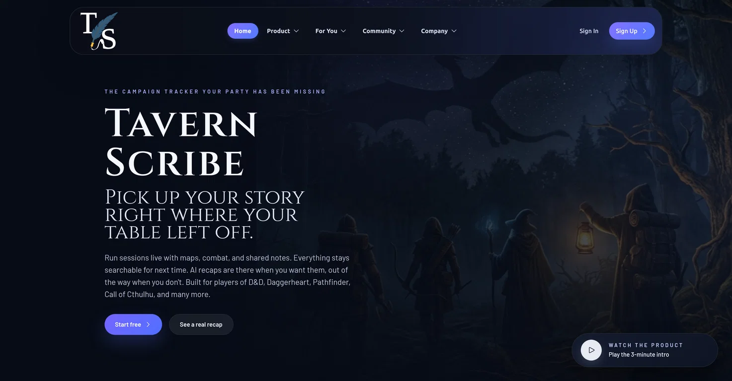 Tavern Scribe screenshot