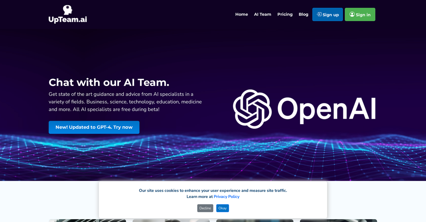 UpTeam screenshot