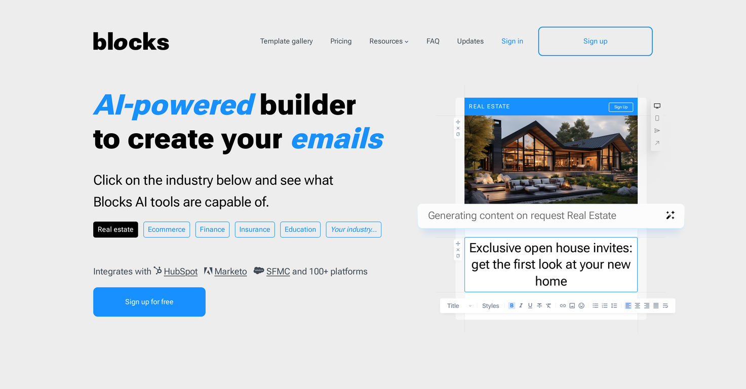 Blocks screenshot