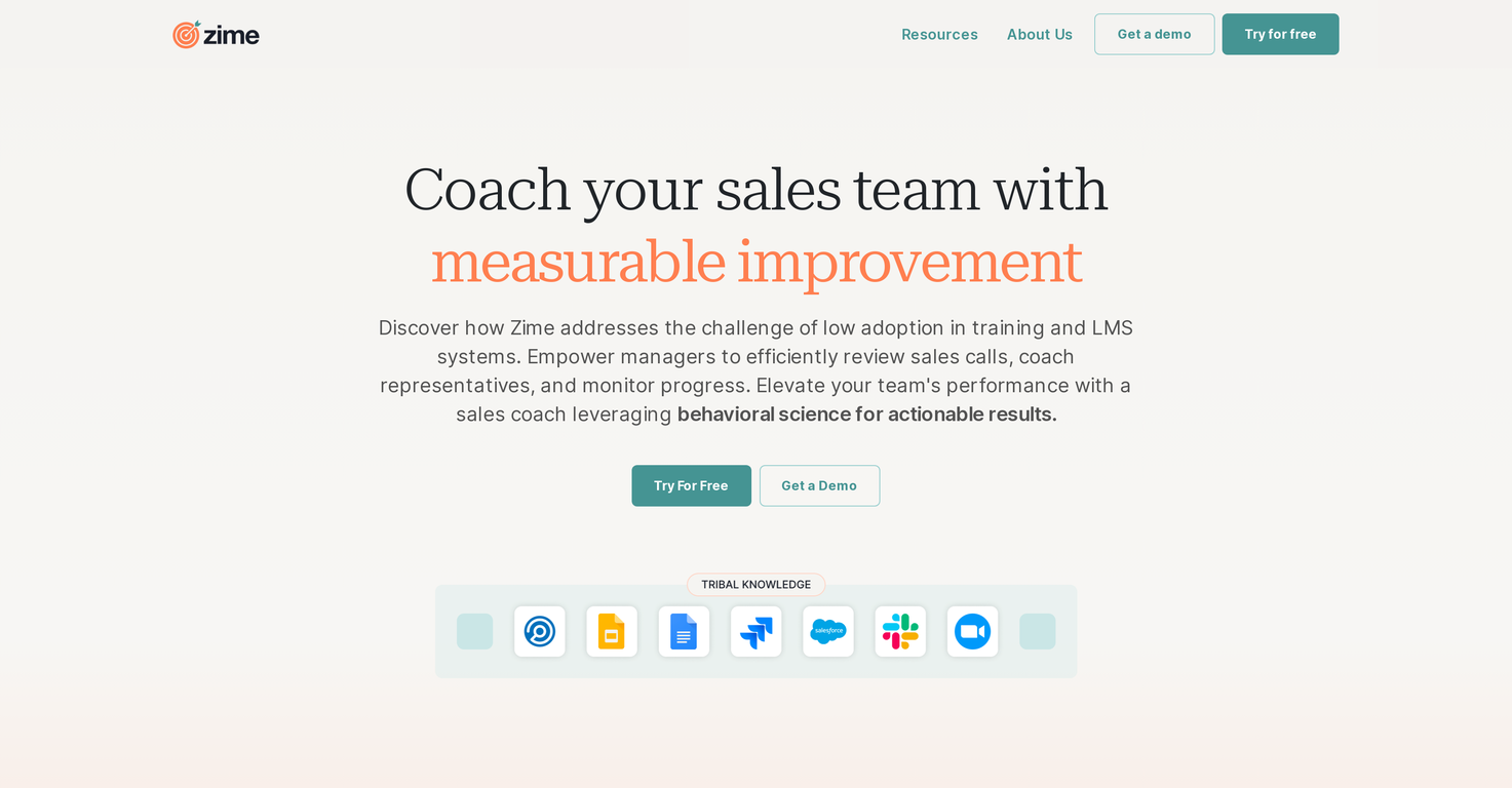 Zime screenshot